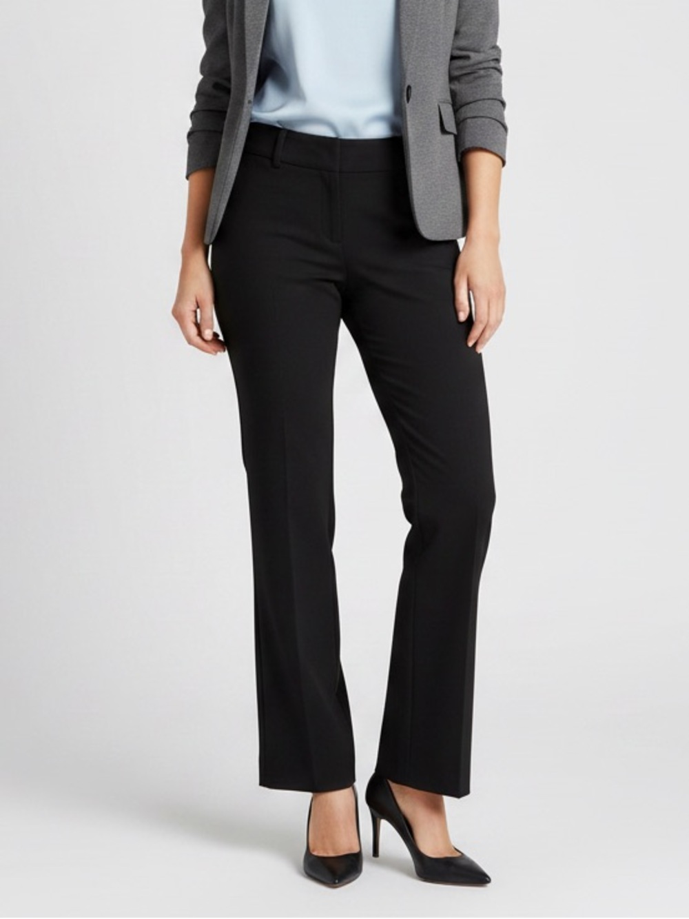New York & Company Stretch black Pant Size 10 average spandex heavier weight
